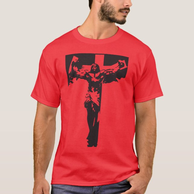 T-shirt Jesus Muscular (Frente)