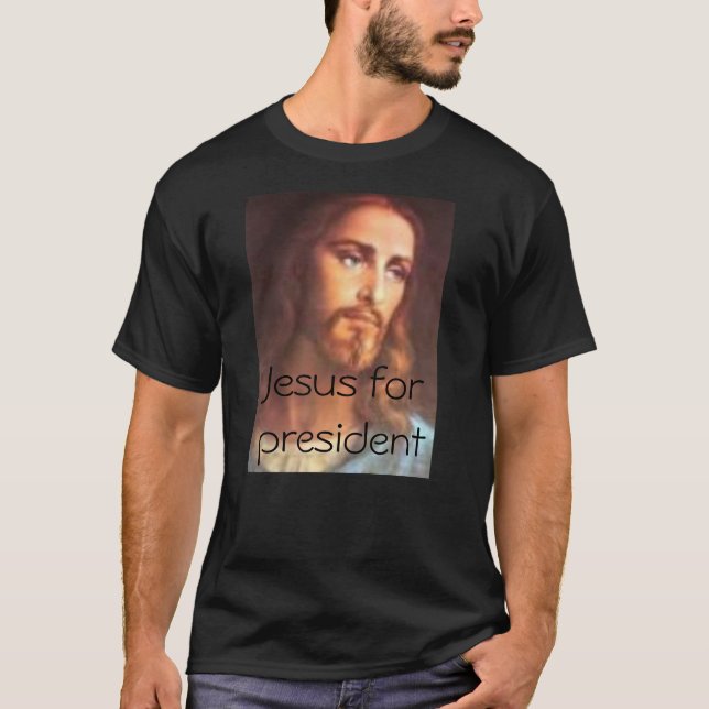 T-shirt Jesus para o presidente (Frente)