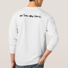 T-shirt Jesus tem minha parte traseira