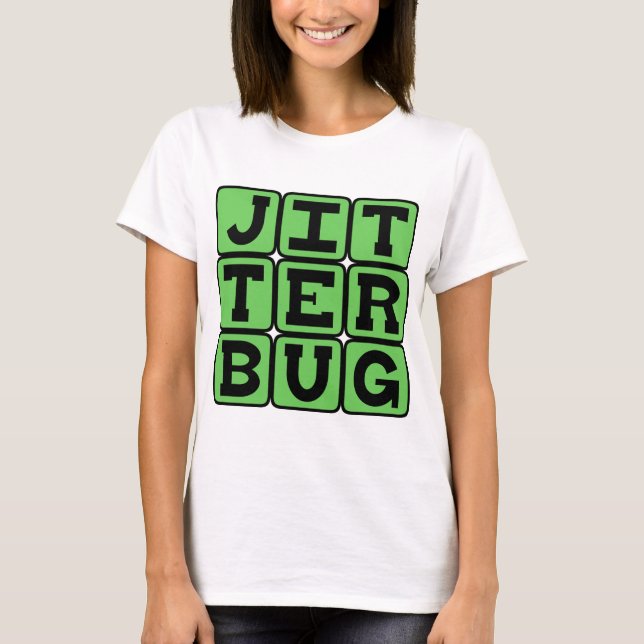 T-shirt Jitterbug, Tipo de dança (Frente)