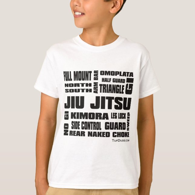 T-shirt Jiu Jitsu - terminologia (Frente)