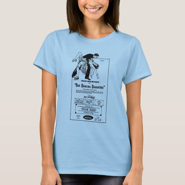 T-shirt Joana Crawford NOSSAS FILHAS 1928 da DANÇA (Frente)