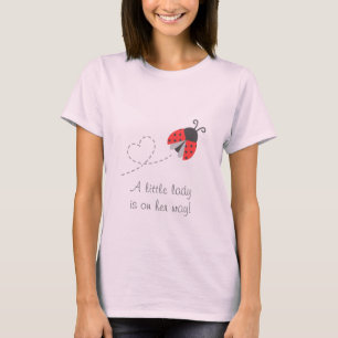 T-shirt Joaninha Fofa, Bebê Menina, para a Futurama Mamãe