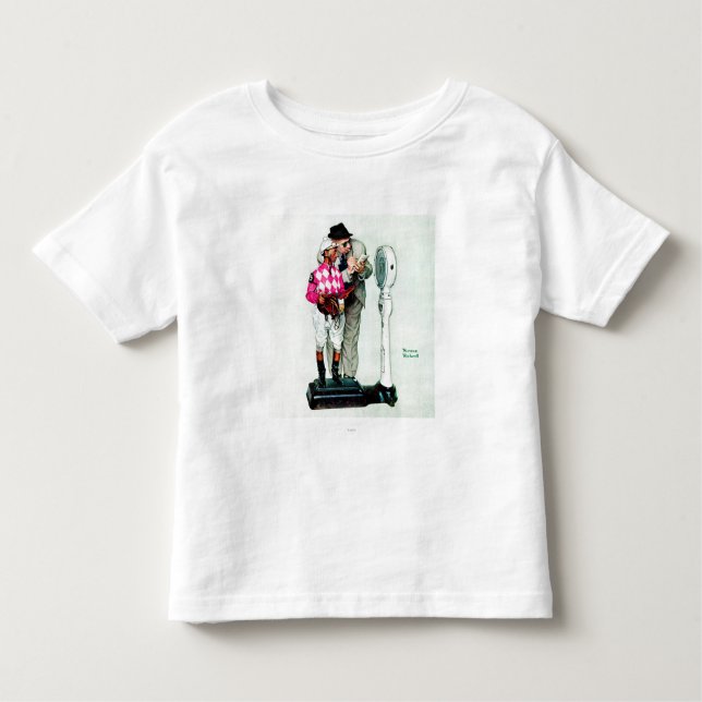 T-shirt Jockey Pesando em Norman Rockwell (Frente)