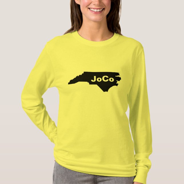 T-shirt JoCo Johnston (Carolina do Norte) (Frente)