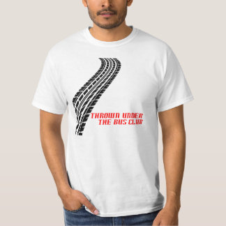 T-shirt Jogado sob o clube do ônibus (parte dianteira)
