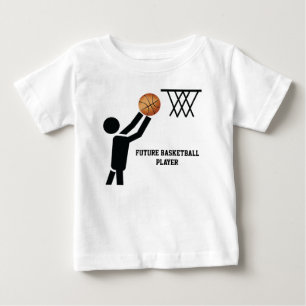 T-shirt Jogador de basquetebol do futuro com bola personal