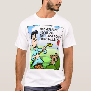 T-shirt Jogador de golfe idoso