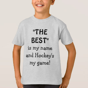 T-shirt Jogador de Hóquei Esporte Divertido