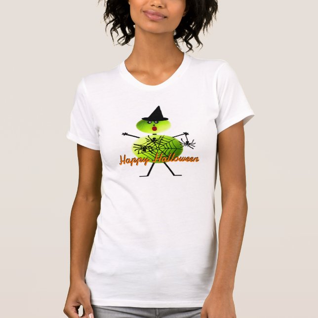 T-shirt Jogador de Tênis Halloween (Frente)