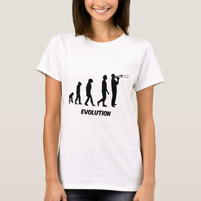T-shirt jogador de trombone engraçado (Frente)
