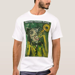 T-shirt Jogador de Trompete abstrato