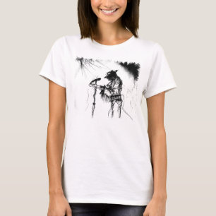 T-shirt Jogador de Violão Blues e Banda ao Palco