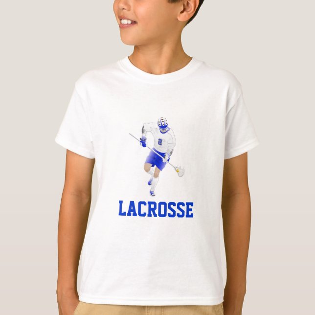 T-shirt Jogador do Lacrosse (Frente)