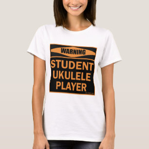T-shirt Jogador do Ukulele do estudante