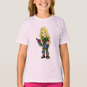 T-shirt Jogador dos funcionarios da ilha de Socktastic Roo
