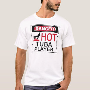 T-shirt Jogador quente da tuba