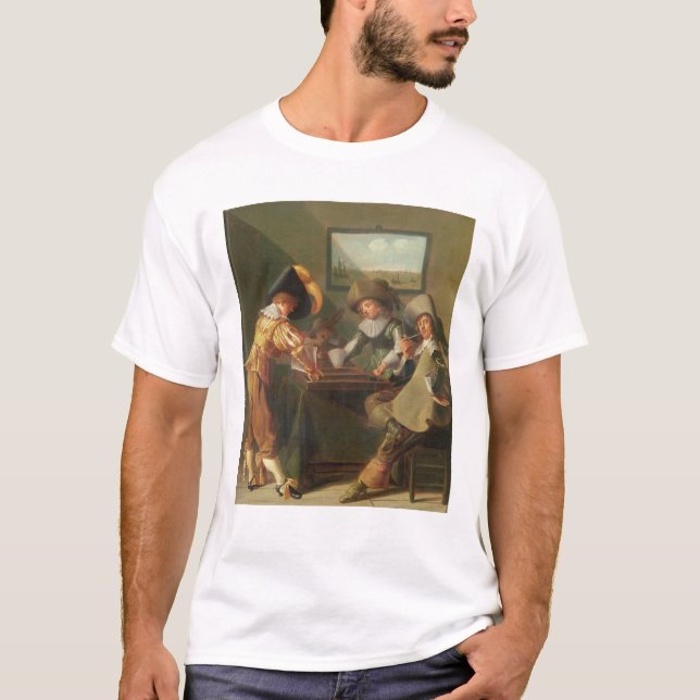 T-shirt Jogadores da gamão, século XVII (Frente)