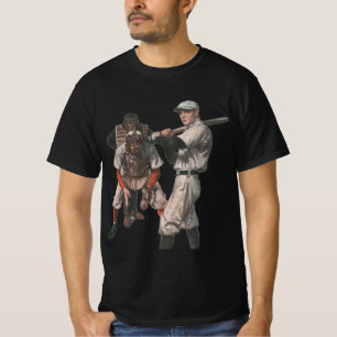 T-shirt Jogadores De Beisebol Esportivos Vintage