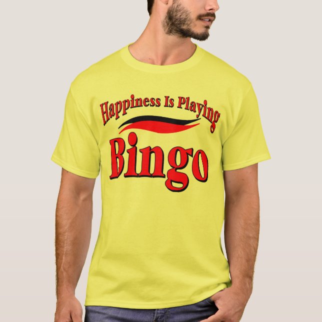 T-shirt Jogando Bingo (Frente)