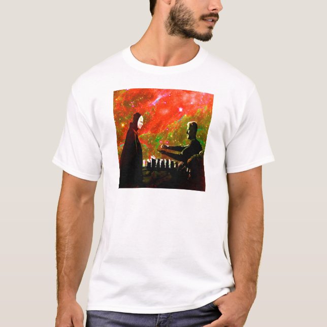 T-shirt Jogando xadrez com a morte (Frente)