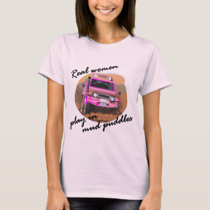 T-shirt Jogo das mulheres reais em presentes das poças de