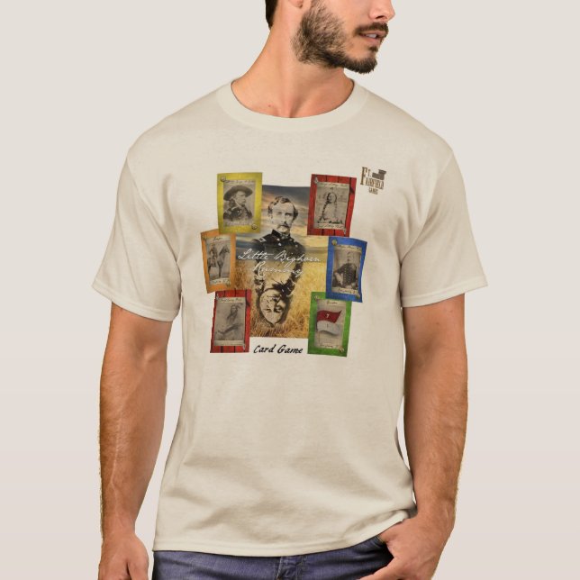 T-shirt Jogo de cartas do Rummy do Little Bighorn (Frente)