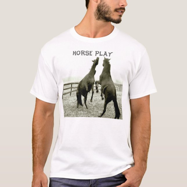 T-shirt Jogo do cavalo (Frente)