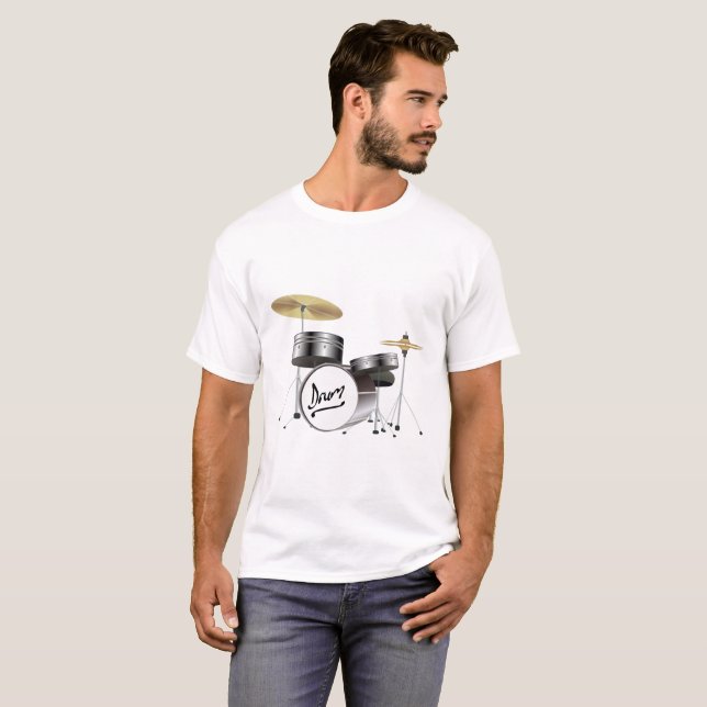 T-shirt Jogo do cilindro (Frente Completa)