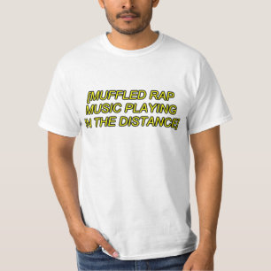 T-shirt jogo muffled do música rap
