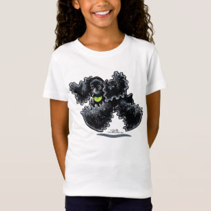 T-shirt Jogo preto de cocker spaniel
