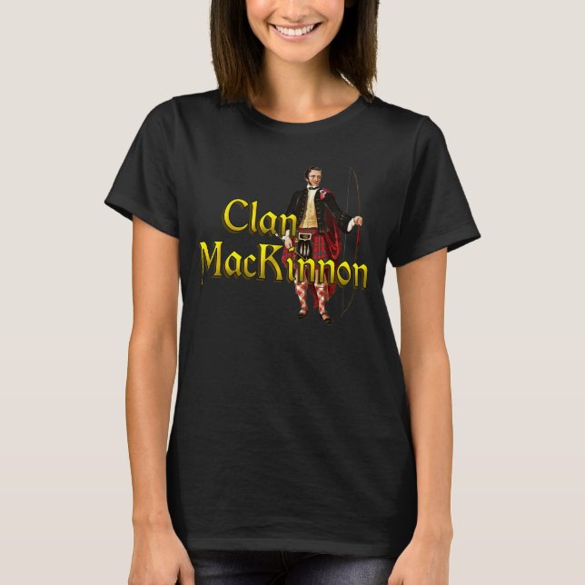 T-shirt Jogos das montanhas de MacKinnon do clã (Frente)