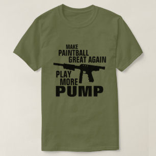 T-SHIRT JOGUE MAIS BOMBA FAZEM O EXCELENTE DO PAINTBALL