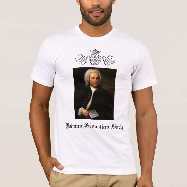 T-SHIRT JOHANN SEBASTIAN BACH (Frente)