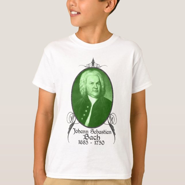 T-shirt Johann Sebastian Bach (Frente)