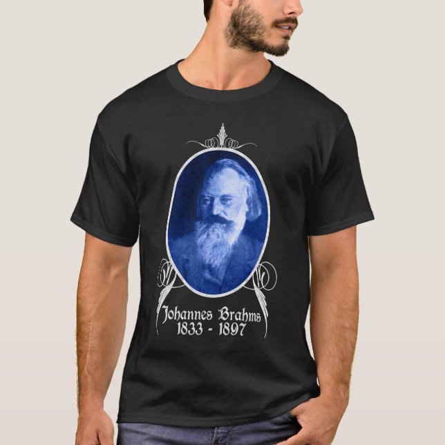 T-shirt Johannes Brahms (Frente)