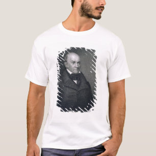 T-shirt John Quincy Adams, gravado por John Wesley Paradis