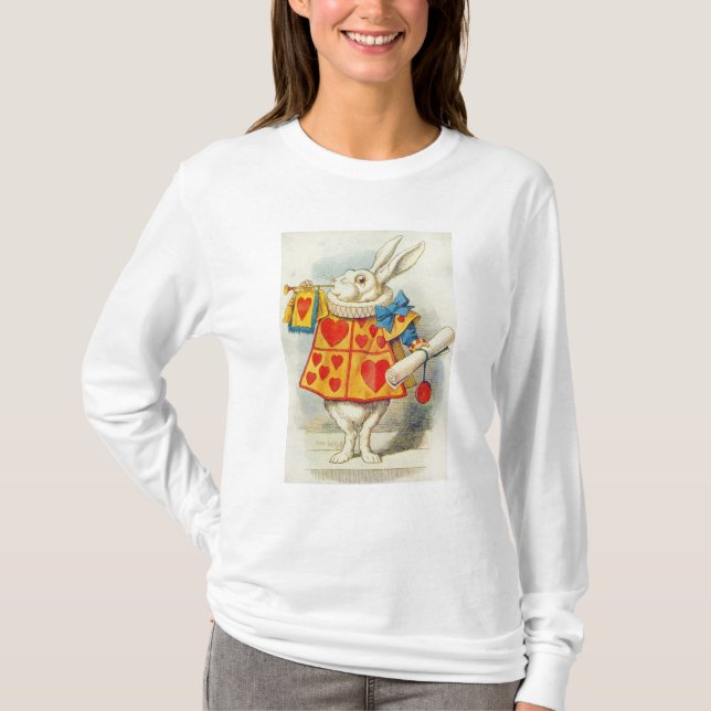 T-shirt John Tenniel | Coelho Branco (Frente)