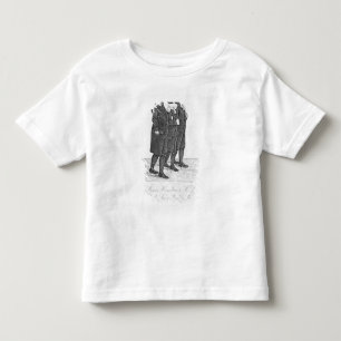 T-shirt John Wesley que anda em Edimburgo entre James