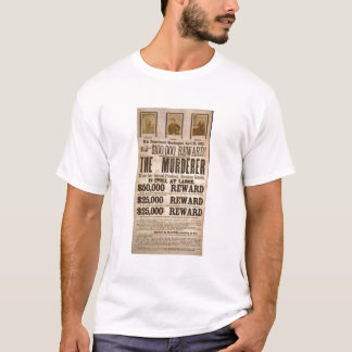 T-shirt John Wilkes Booth quis o poster