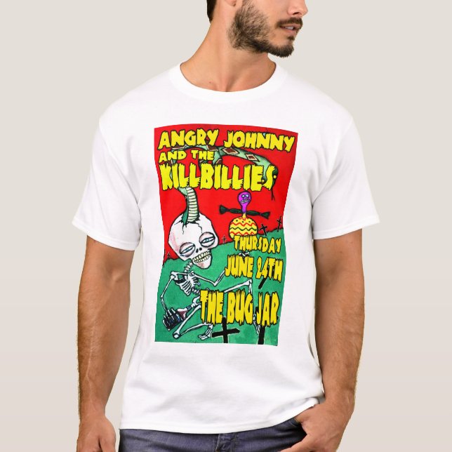 T-shirt Johnny irritado & o Killbillies @ o frasco do (Frente)