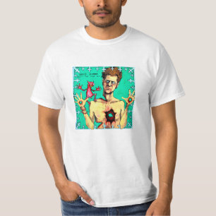 T-shirt Johnny irritado "onde está seu Jesus agora?" T