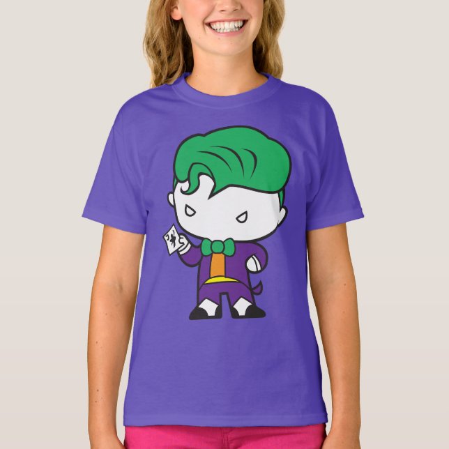 T-shirt Joker de Chibi de Dois Lados (Frente)
