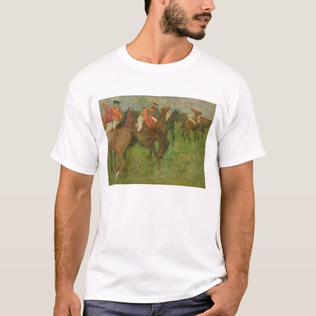 T-shirt Jóqueis de Edgar Degas |, 1886-90 (Frente)