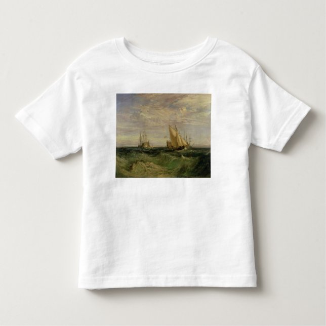 T-shirt Joseph Mallord William Turner | a afluência de (Frente)