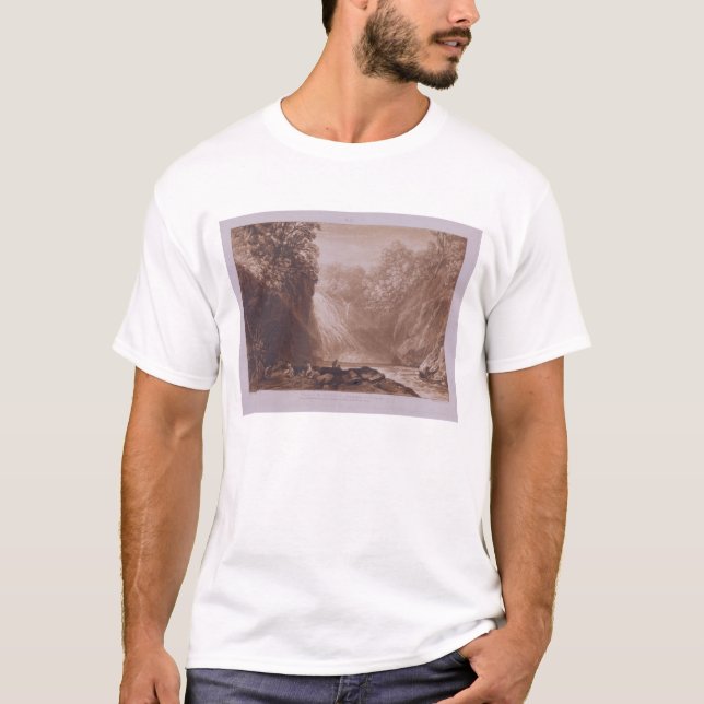 T-shirt Joseph Mallord William Turner | a queda do Cl (Frente)