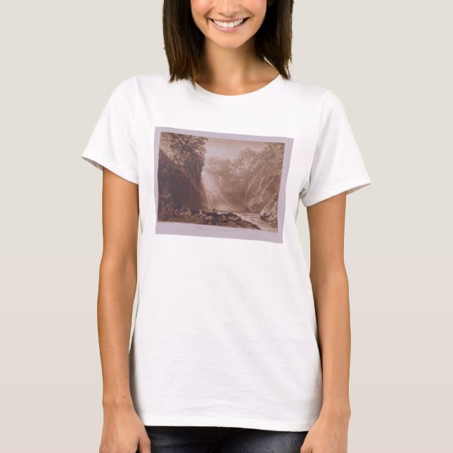 T-shirt Joseph Mallord William Turner | a queda do Cl (Frente)