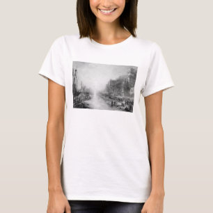 T-shirt Joseph Mallord William Turner   o embarque de