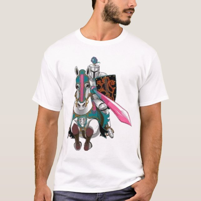 T-shirt Joust do cavaleiro (Frente)