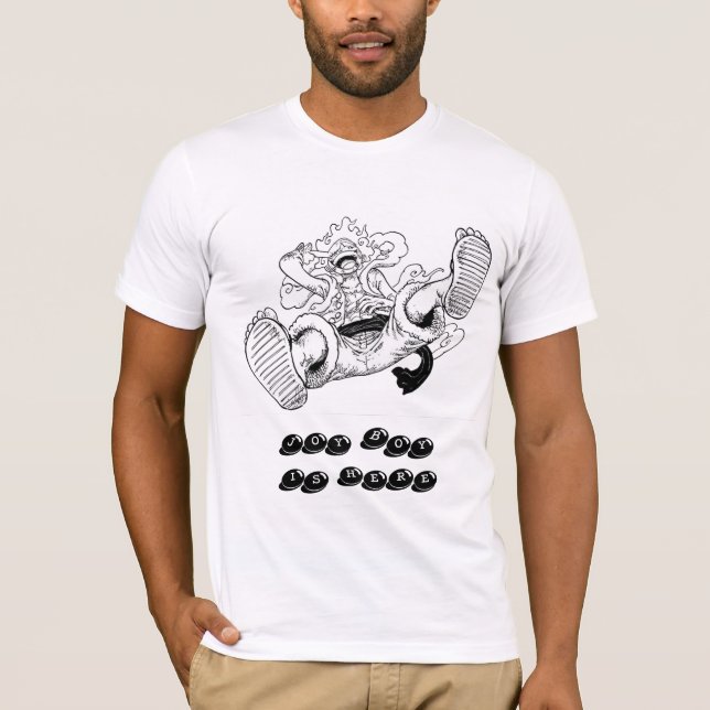 T-Shirt Joy Boy Is Here - Bold Statement Design (Frente)